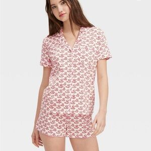 Roller Rabbit Pink Floral Women's Pajama Set